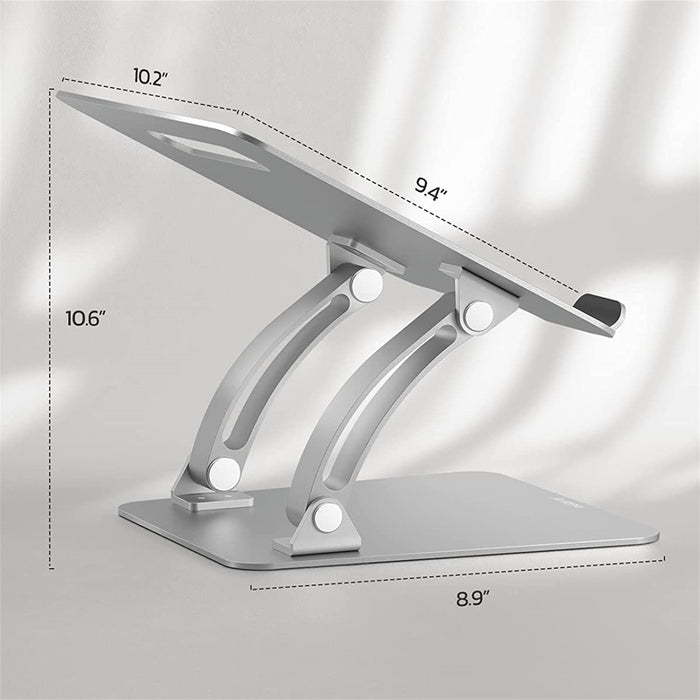 Ergonomic Laptop Stand  Height Angle Adjustable Laptop Riser Holder