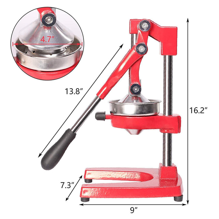 Citrus Pomegranate Juicer Labor-saving Manual Fruit Juicer Press Fruit Squeezer with Stable Non-slip