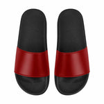 Uniquely You Womens Slide Sandals / Maroon Red