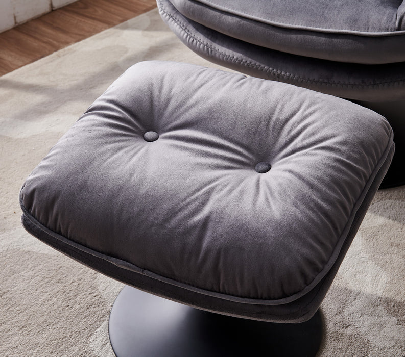 Swivel Leisure Chair velvet lounge chair