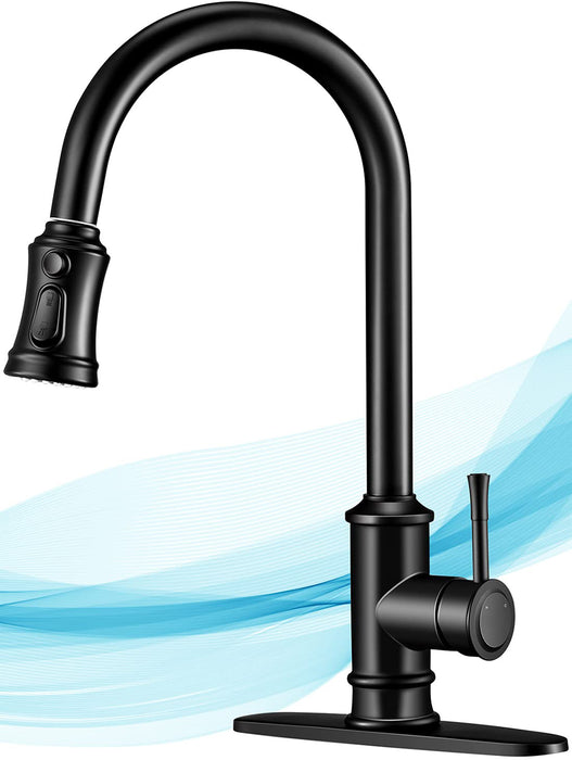 Kitchen Faucet- 3 Modes Pull Down Sprayer Kitchen Tap Faucet Head