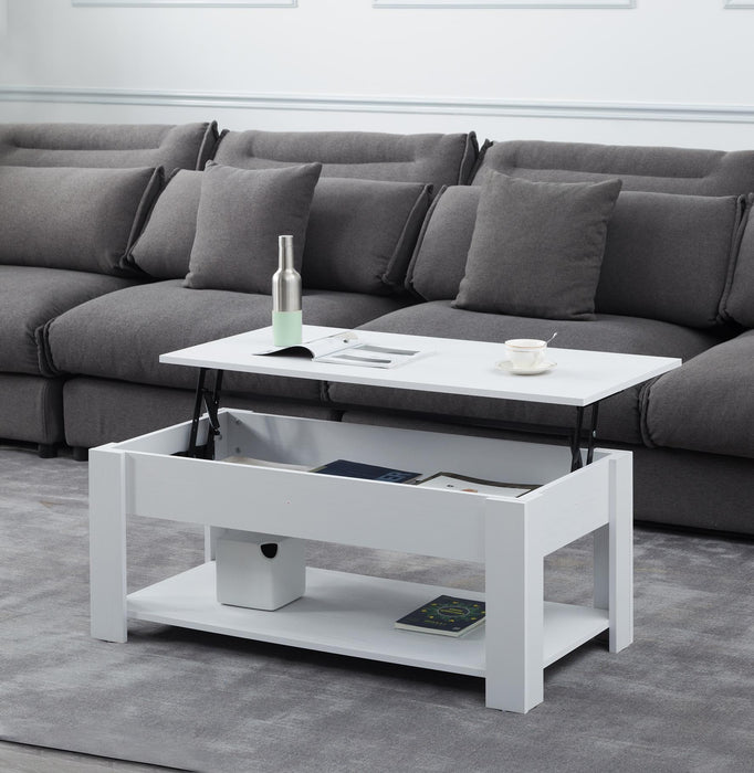 Lift Top Extendable  Coffee Table with Storage