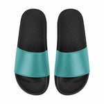 Uniquely You Womens Slide Sandals / Teal Green