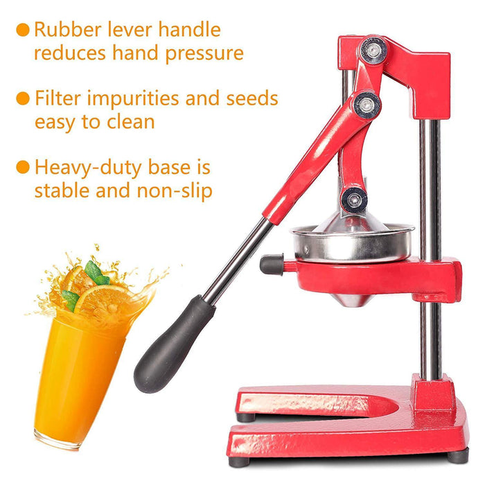 Citrus Pomegranate Juicer Labor-saving Manual Fruit Juicer Press Fruit Squeezer with Stable Non-slip