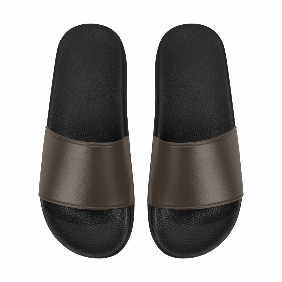 Uniquely You Womens Slide Sandals / Dark Taupe Brown