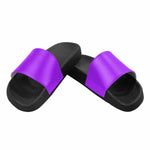 Uniquely You Womens Slide Sandals / Purple