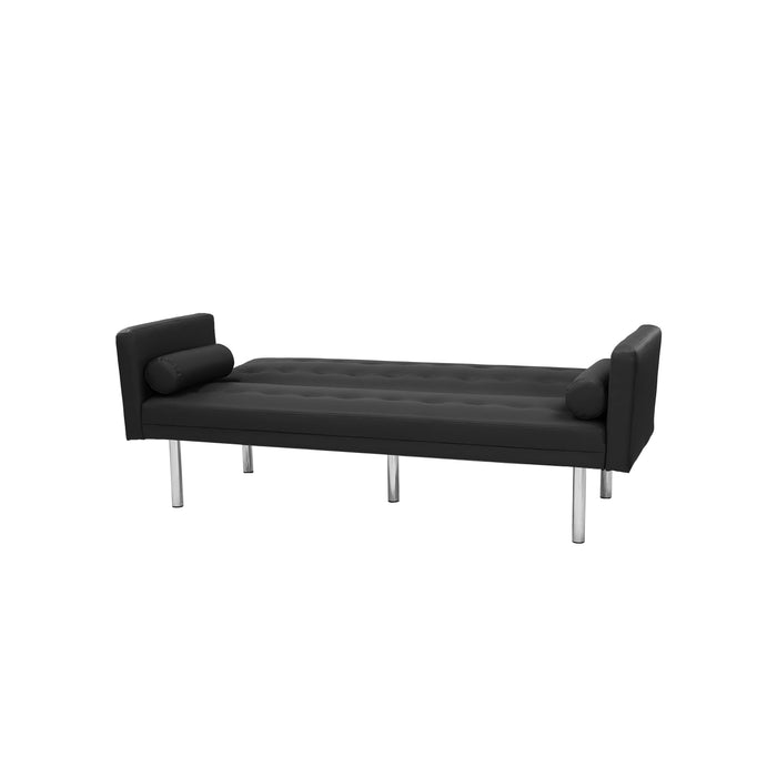 Square arm sleeper sofa