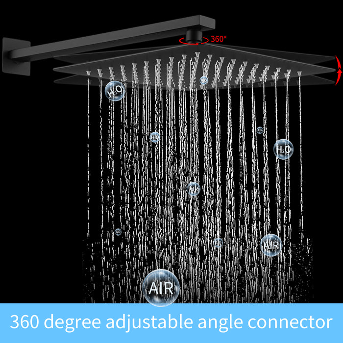 Shower System Shower Faucet Combo Set Wall Mounted