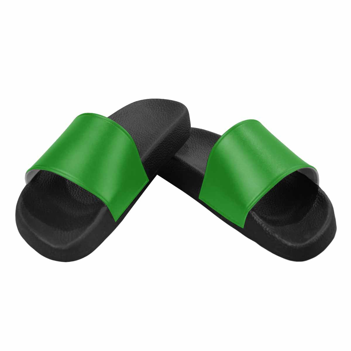 Uniquely You Womens Slide Sandals / Forest Green