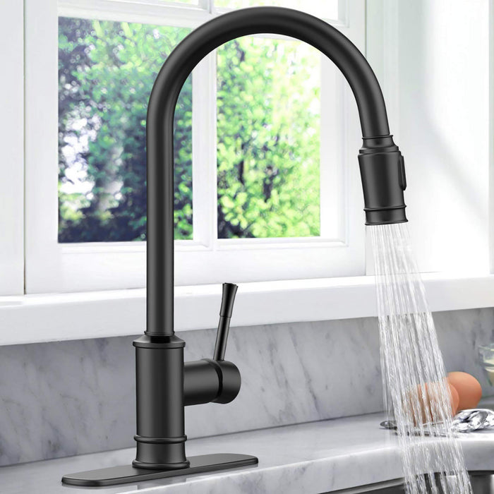 Kitchen Faucet- 3 Modes Pull Down Sprayer Kitchen Tap Faucet Head