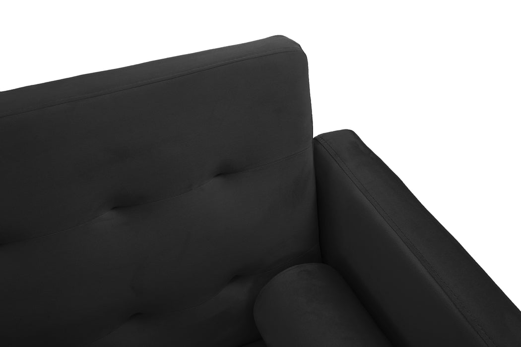 Square arm sleeper sofa