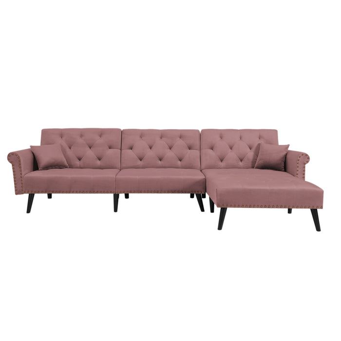 Convertible Sofa bed sleeper  velvet