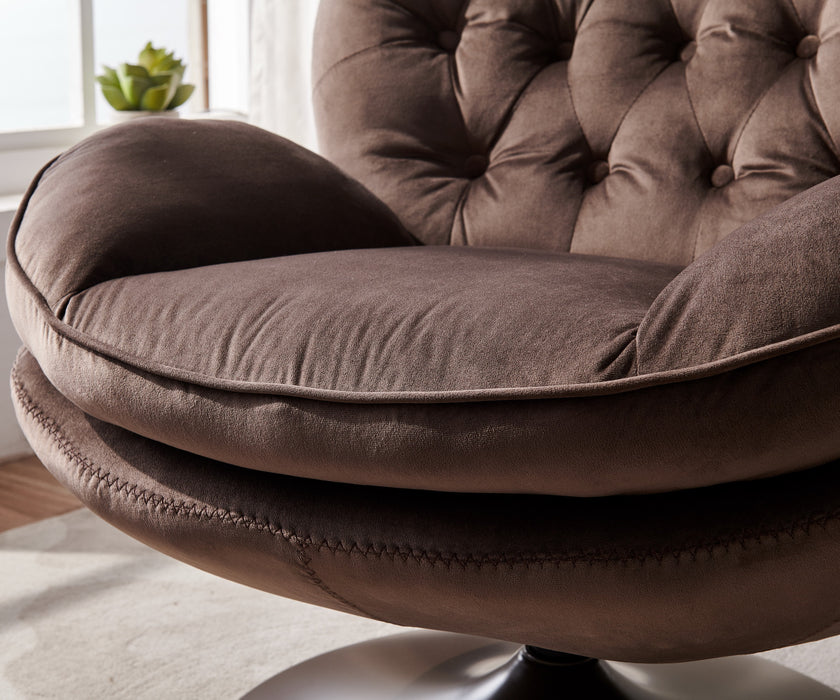 Swivel Leisure Chair velvet lounge chair