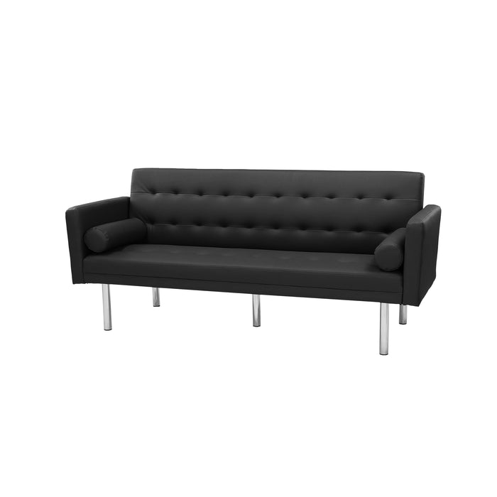 Square arm sleeper sofa