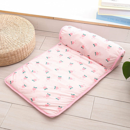 Cool Dog Mat Summer Pet Blanket Cooling Breathable Cat Bed