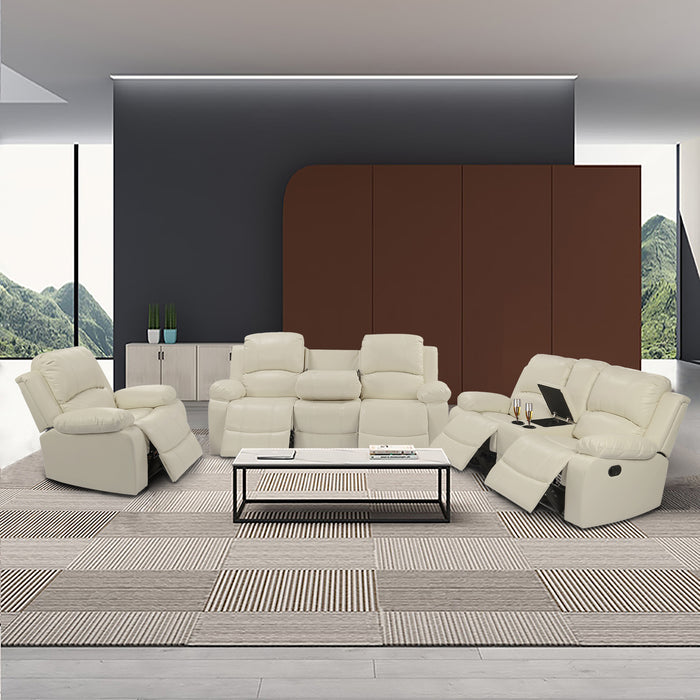 Manual Recliner Living Room Set(This product is an oversized item/LTL)