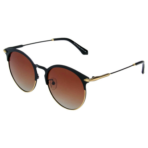 VILLARROBLEDO | PJ718 - Women Round Horn Rim Style Polarized
