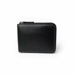 MENS FULL LEATHER ZIPPER AROUND WITH CENTER WING