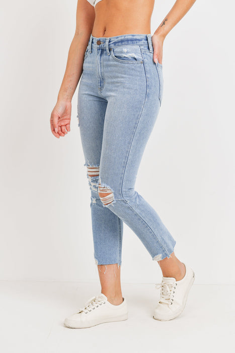 JBD HIGH WAISTED STRAIGHT LEG JEAN