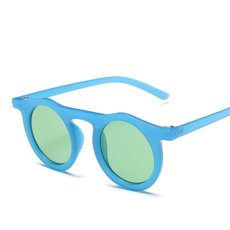 Longkeeper Sunglasses Women Round Glasses Mens Sunglasses Retro Candy Color Sunglass Outdoor Shades Colorful UV400 Eyewear
