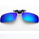 UVLAIK Mens Polarized Clip on Sunglasses Men Women Myopia Flip Up Sun Glasses Night Vision Driving Clip on Glasses