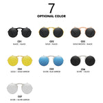 XIU Flip Up Steampunk Sunglasses Men Round Vintage Mens Sunglass Brand Designer Fashion Glasses UV400