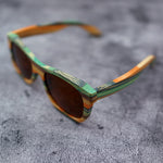 2020 Mens Sunglasses Polarized Bamboo Wood Mirror Lens Sun Glasses Women Brand Design Colorful Shades Handmade