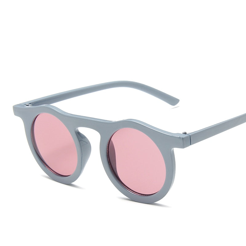 Longkeeper Sunglasses Women Round Glasses Mens Sunglasses Retro Candy Color Sunglass Outdoor Shades Colorful UV400 Eyewear