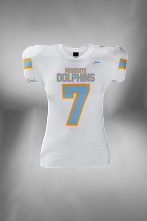 The Mesquite Dolphins 2021 Custom Game Jersey  2