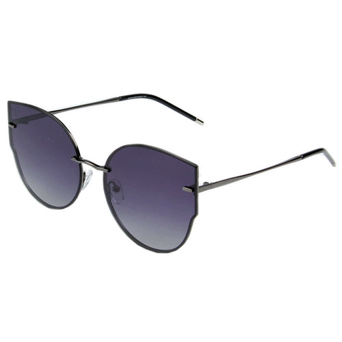 CUENCA | PJ703 - Women Polarized Flat Lens Round Designer Cat Eye
