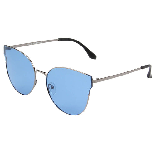 ÉCIJA | PJ713 - Women Round Flat Lens Cat Eye Rimless Look Polarized