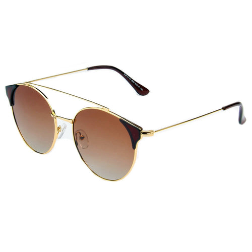 ANTEQUERA | PJ714 - Women Round Polarized Point Tip Cat Eye Fashion