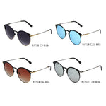 VILLARROBLEDO | PJ718 - Women Round Horn Rim Style Polarized