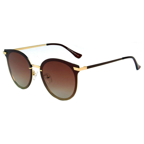 HORNACHUELOS | PJ736 - Women Round Flat Cat Eye Polarized Lens