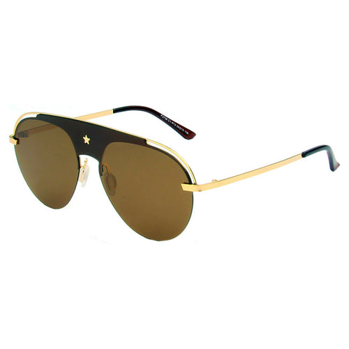 OVIEDO | PJ738 - Classic Polarized Aviator Fashion Ornate Brow Bar