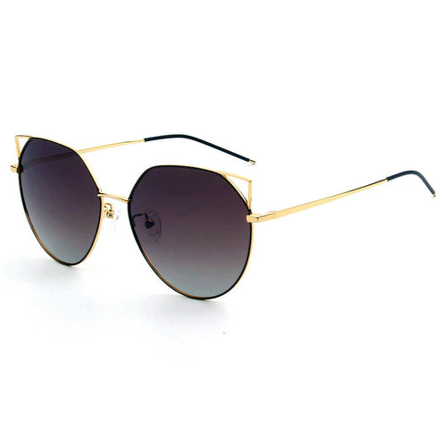 PROVENCE | PJ768 - Women Polarized Round Cat Eye Sunglasses