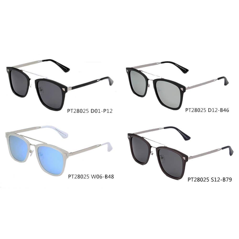 BRESCIA | PT28025 - Polarized Square Fashion Sunglasses