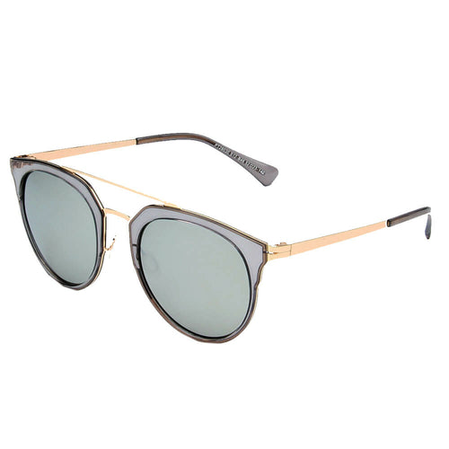 SALERNO | PT28030 - Women Polarized Round Fashion Sunglasses