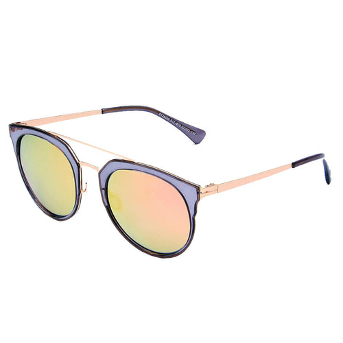 SALERNO | PT28030 - Women Polarized Round Fashion Sunglasses