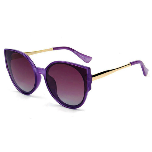 DUISBURG | PT28059 - Women Round Cat Eye Polarized Sunglasses