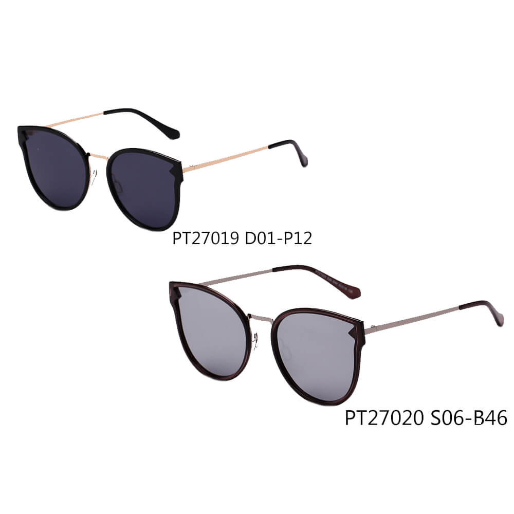 NICE | PT27020 - Women Round Cat Eye Polarized Sunglasses