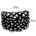 Men Stainless Steel Epoxy Rings TK2334