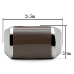 Men Stainless Steel Epoxy Rings TK327