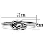 Women Stainless Steel No Stone Rings TK630