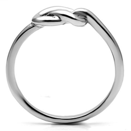 Women Stainless Steel No Stone Rings TK630