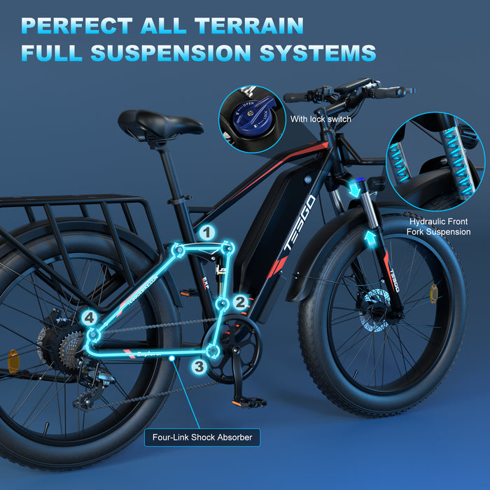 Electric Softail Mountain Fat Bike - Explorer