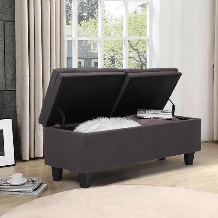 53'' Wide Tufted Rectangle Storage Ottoman