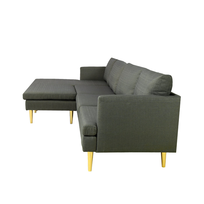 Modern Convertible sectional sofa Polyester