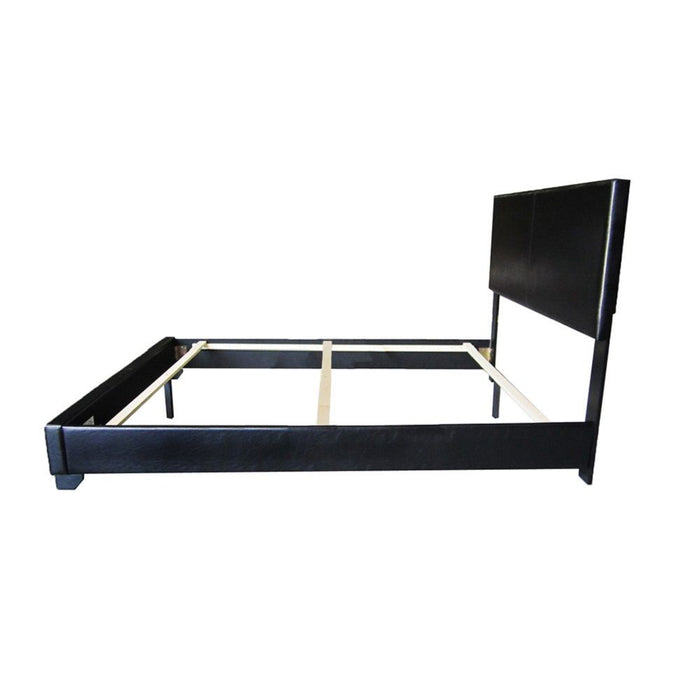 Ireland III Full Bed in Black PU