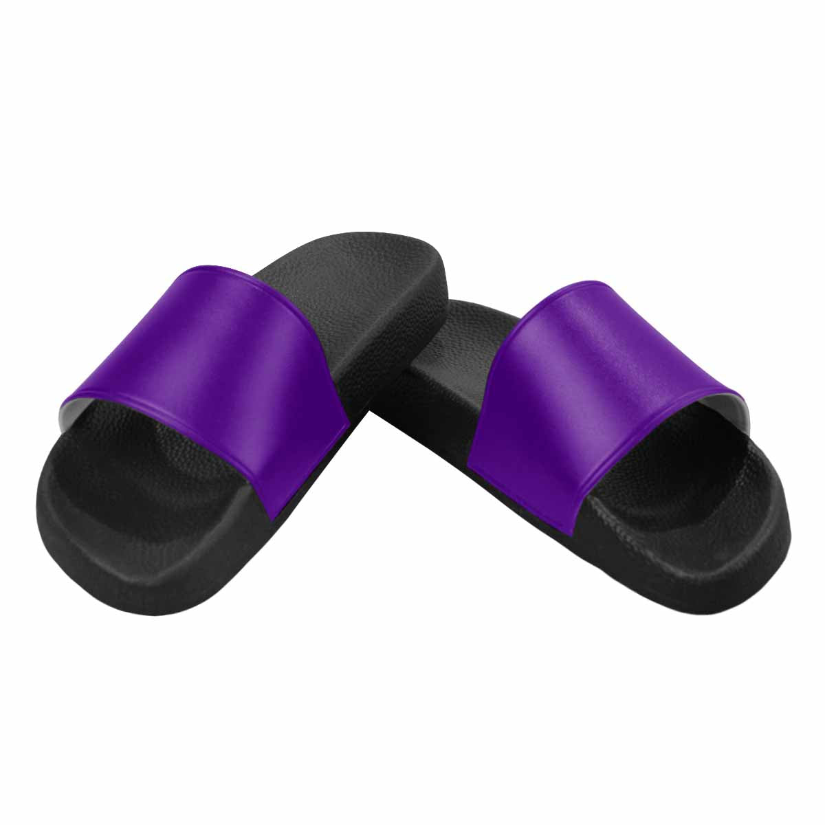 Uniquely You Womens Slide Sandals / Indigo Purple